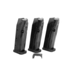 Shield Arms S15 Gen3 Magazine Combo Pack, three black magazines and black mag release