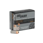 Sig Sauer Sig Elite V-Crown Handgun Ammunition .40 S&W 180 gr JHP 985 fps 20/ct