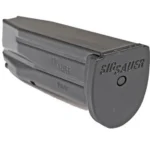 Sig Sauer P250/P320 Full-Size Magazine, dark gray angled view with baseplate visible