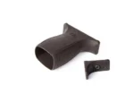 Sig Sauer Tread Vertical Grip Kit, black textured grip and mounting piece in side view