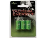 Viridian Tactical Energy Ultra Lithium Batteries three green batteries in retail blister pack