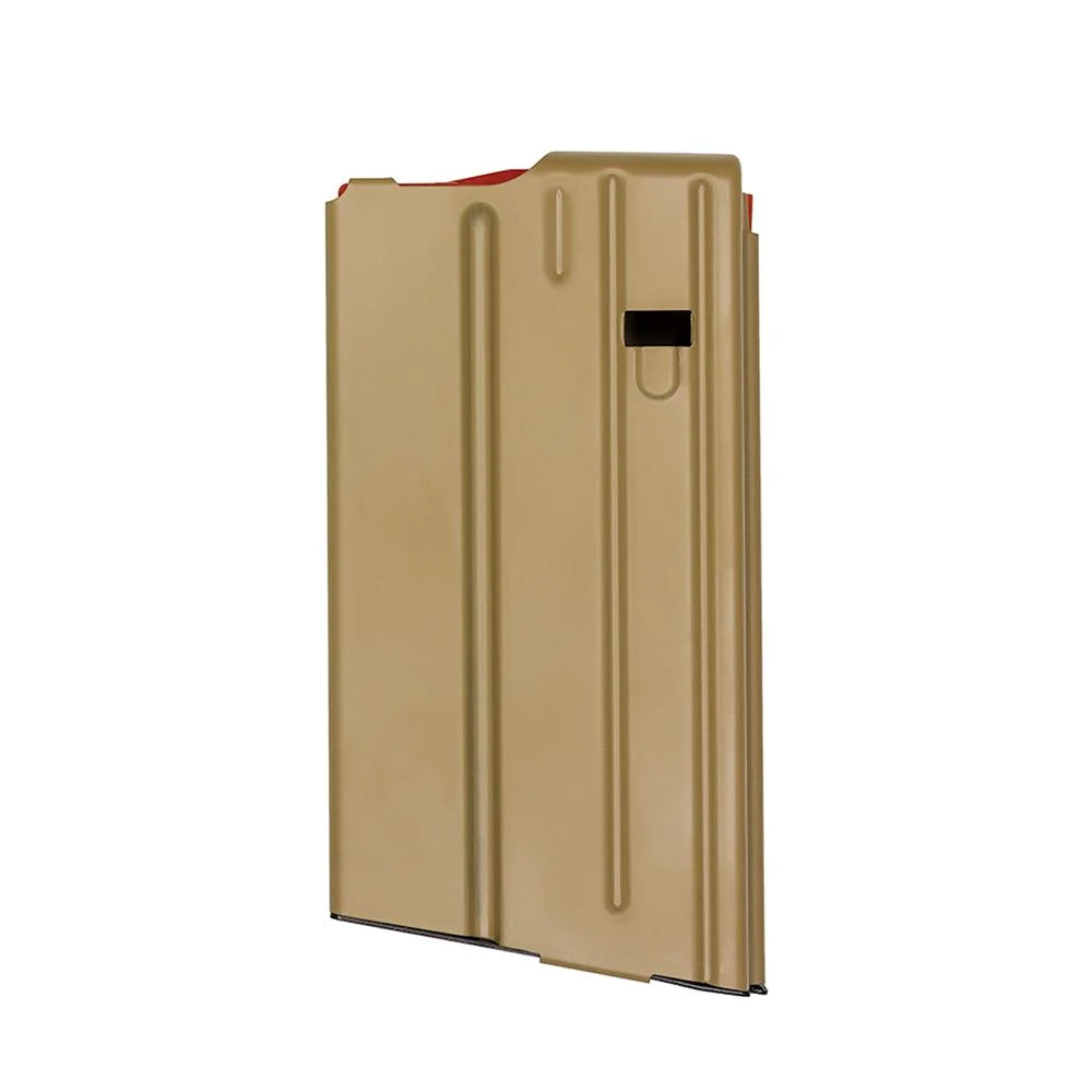 primary-54581 C Products Defense Inc. DuraMag SS AR-10/SR25 FDE magazine in left-side view