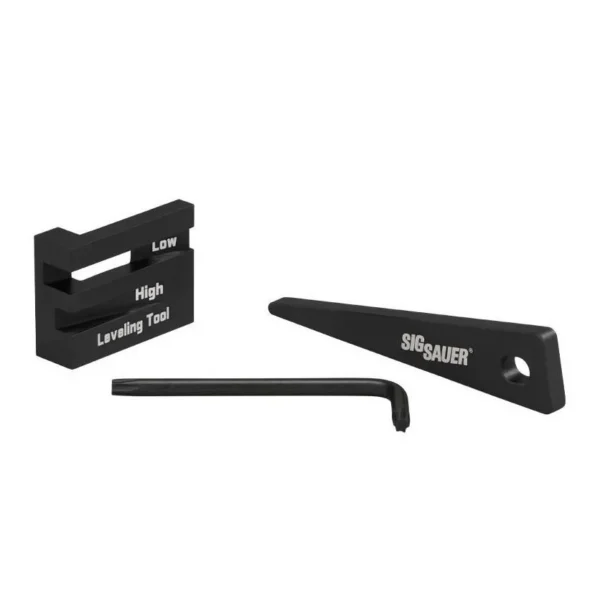 Sig Sauer Alpha6 Scope Ring Set 30mm Low Profile 0.85in Al Matte Black