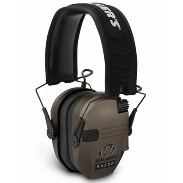 Walkers Game Ear Walker's Game Razor Slim Shooter Folding Ear Muffs 23dB Dark Earth