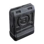 Bergara BMR Rifle Magazine, black polymer magazine, angled front view with raised B logo