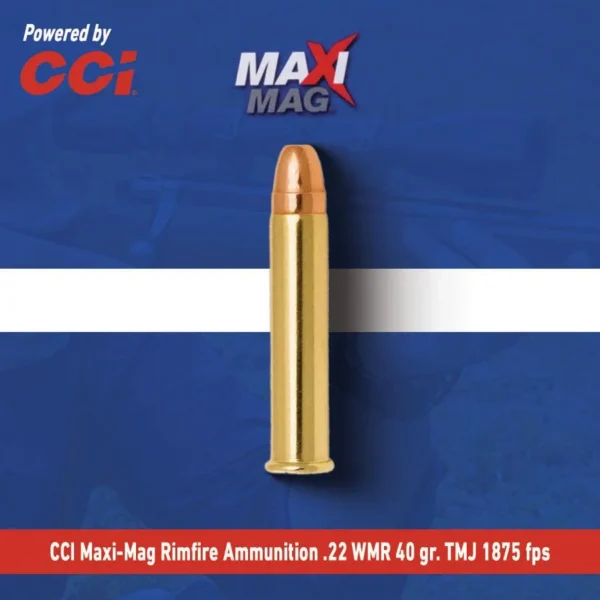 CCI Ammunition CCI MAXI-MAG 22WMR TMJ 50/2000