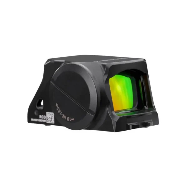 Sig Sauer Romeo-X Sig-Loc Pro Red Dot Sight, black angled side view with green-tinted lens