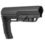 Mission First Tactical BMSMIL Battlelink Minimalist Stock, black, right-side view with angled buttpad