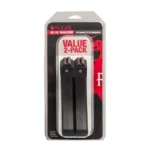 Ruger BX-25 Rifle Magazine Value Pack, two black magazines in retail blister packaging