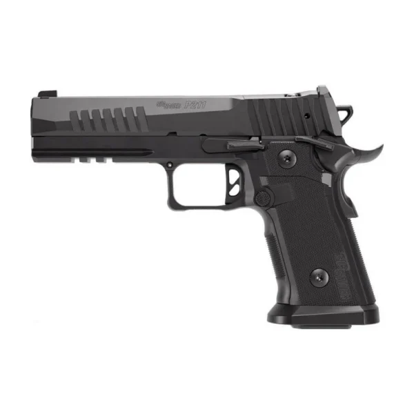 Sig Sauer P211-GT5 SAO Handgun 9mm Luger 21(2) &17(1)rd Magazines 5" Barrel Black Night Sights Romeo Sig Pro