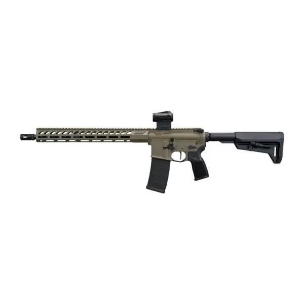 Sig Sauer M400 Forge Moss Green Rifle 5.56 NATO 30rd Magazine 16" Barrel ROMEO-MSR GEN II Adjustable Stock M-LOK Handguard