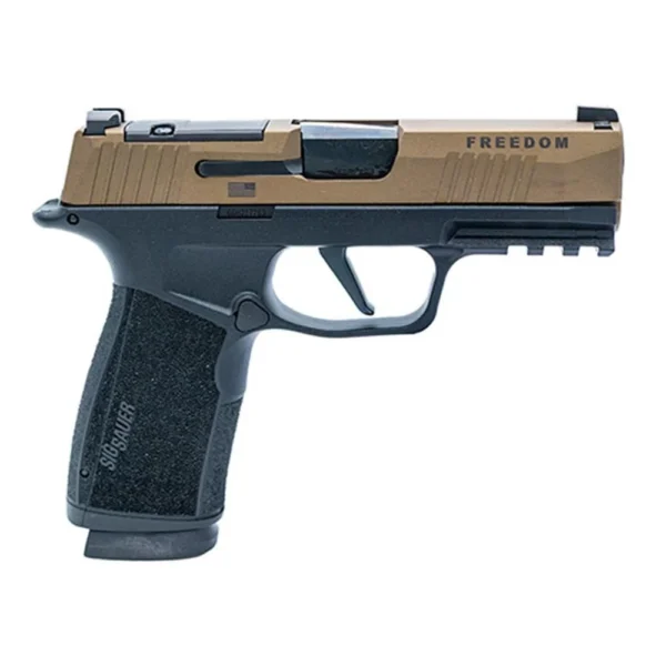 Sig Sauer SIG P365 X-Macro Freedom Handgun 9mm Luger 17Rd Mag (2) 3.7" Barrel X-SER 2-T Bronze X-RAY 3 OR Black Grip