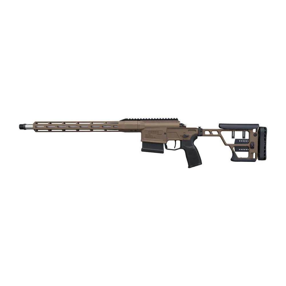 primary-54744 Sig Sauer Cross Rifle Bronze, right-side view with bronze finish, black grip and folding stock