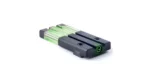 Meprolight ML63216 Fiber-Tritium Bullseye Front Sight, black sight with green inserts