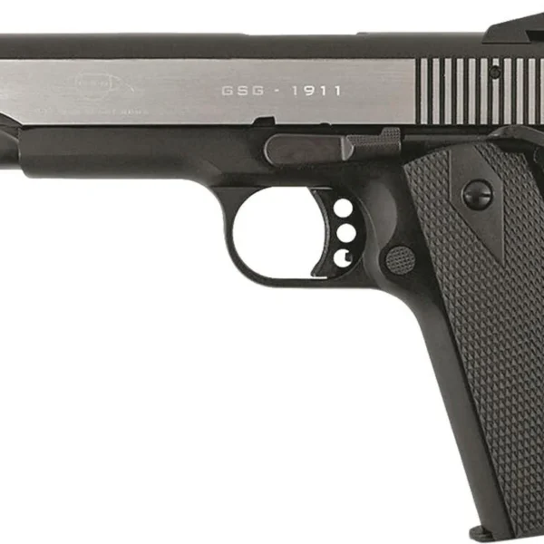 American Tactical Inc-ATI ATI GSG M1911 HGA 22LR 5" BL W/ POLISHED SLIDE & BLK GRIP 10RD