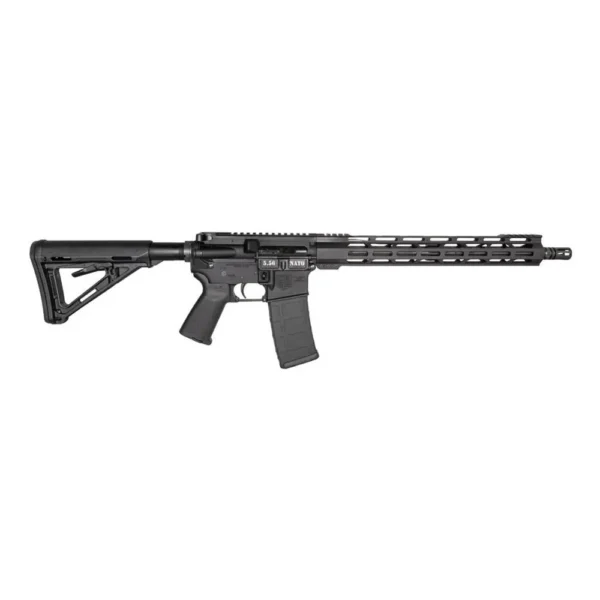 Diamondback DB15 Rifle, black, right-side view with stock, magazine and handguard