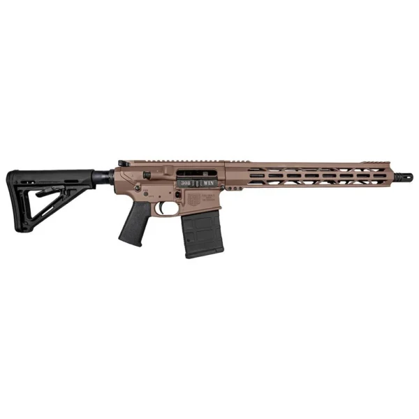 Diamondback DB10 Carbon Series Rifle FDE and black, left-side view with M-LOK handguard