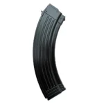 Global Ordnance AK-47 Rifle Magazine, curved black magazine viewed from the side