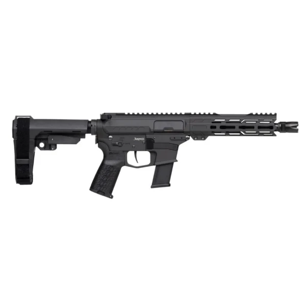 Cmmg Inc. CMMG Banshee MKG Fixed Ejector Handgun 45 Auto 13rd Magazine 8" Barrel RipBrace Armor Black