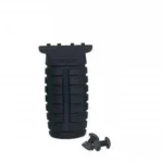 TROY SOCC Vertical Forward Grip in black with ribbed sides and mounting screw