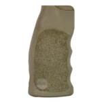 ERGO TDX-0 DLX AR ZA FLTTP GRP DE, tan grip front view with textured panel