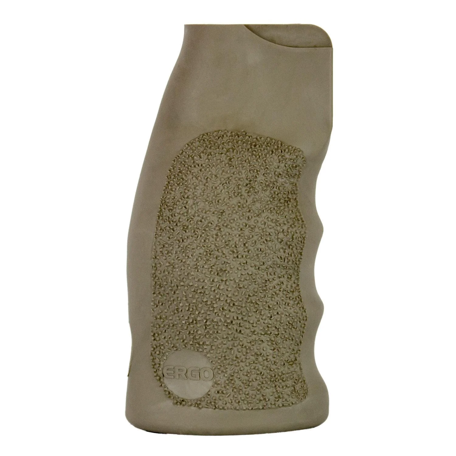 primary-54821 ERGO TDX-0 DLX AR ZA FLTTP GRP DE, tan grip front view with textured panel