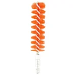 Birchwood Casey Nylon Bore Brush, orange bristles and white threaded stem