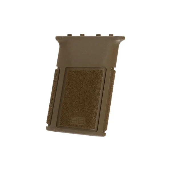 B5 Systems Vertical Grip M-LOK, coyote brown angled view with textured grip panel