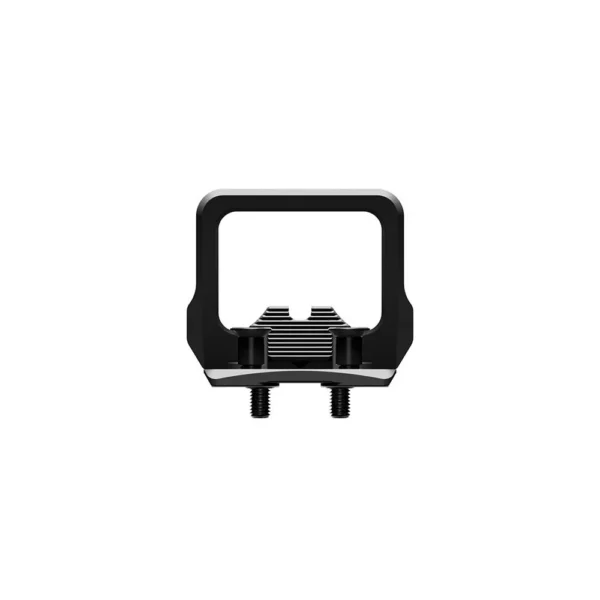 RADIAN GUARDIAN EPS+SIGHTS FOR GLK, black front view with rectangular guard and sight
