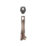 Radian Weapons Afterburner and Ramjet Combo, bronze barrel and black compensator, top view