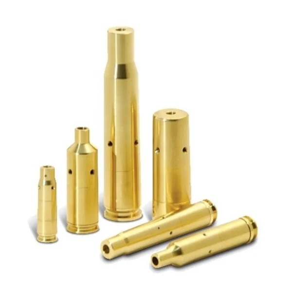 Gsm SME SightRite Chamber Cartridge Laser Bore Sight - 22 LR, brass unit among assorted sizes
