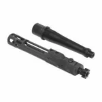 CMMG Barrel and BCG Kit, black barrel and bolt carrier group in angled view