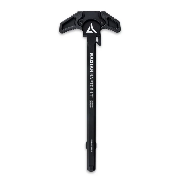 Radian Weapons Raptor LT AR-15 Charging Handle, black top view with ambidextrous latches