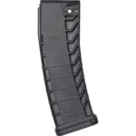 CMMG AR-15 Gen II Rifle Magazine, black curved front view with textured panels