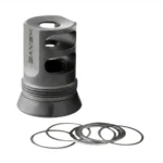 Banish Suppressors Banish 4673 30-Gold/46 Muzzle Brake 5/8x24 Black
