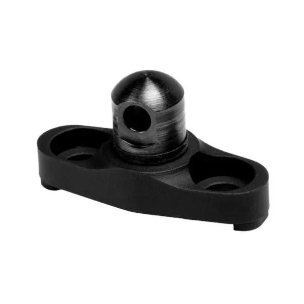 GROVTEC MLOK FLANGED STUD MOUNT black metal mount with raised threaded sling stud