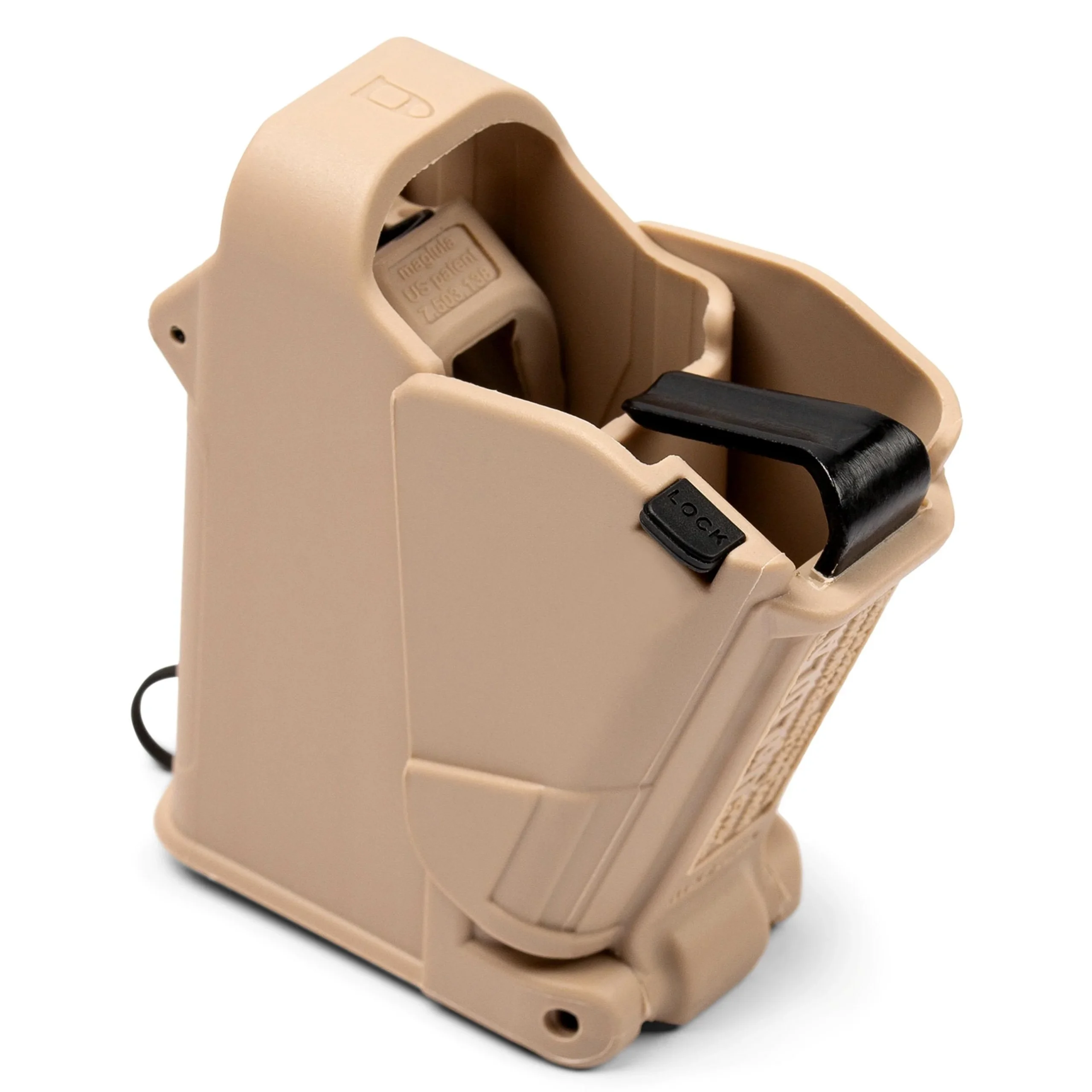 primary-55069 MAGLULA LTD. UpLULA Universal Pistol Magazine Loader 9mm Luger ? .45 ACP Tan