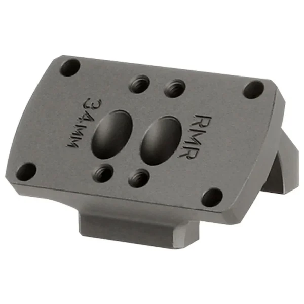 MIDWEST MK2 34MM RMR 45 OFFSET, black angled top view with mounting holes