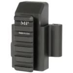 Midwest Industries B&T APC Stock Adaptor, black angled front view with ridged face and side mount