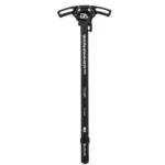BREEK WRHMR M2 AR10 charging handle, black top view with ambidextrous levers