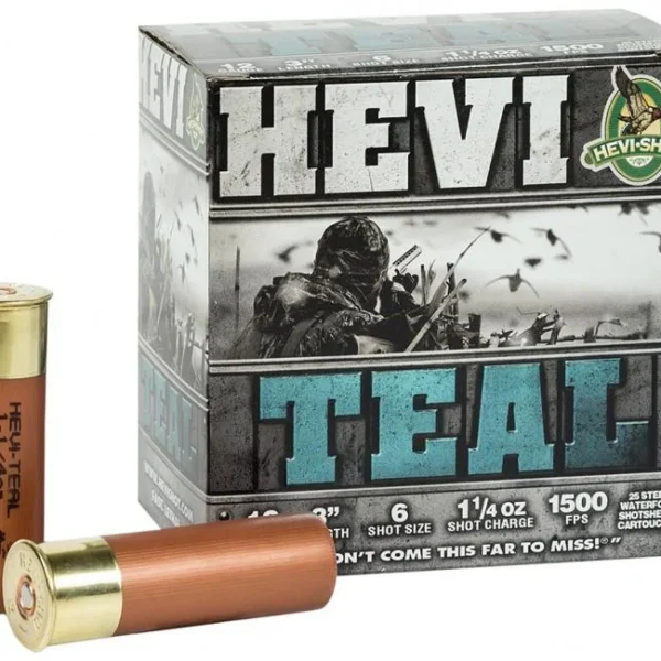 HEVI-Shot HEVI TEAL 12GA 3" #6 25/250