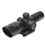 Sellmark Corporation Firefield Barrage Rifle Scope - 2.5-10x40mm Red Laser Mil Dot Reticle Black Matte