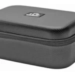Walker's Muff and Shooting Glasses Case, black zippered hard-shell case
