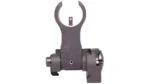 TROY FLDNG HK FRONT TRITIUM SGHT BLK, black folding front sight shown upright from front