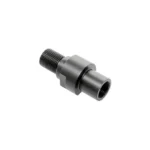 CMMG Thread Adapter PS90, black angled side view showing external and internal threaded ends