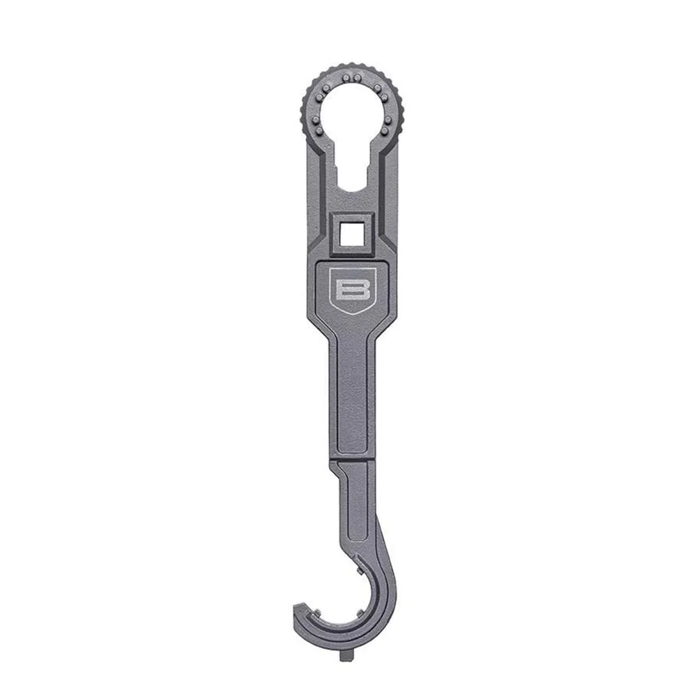 primary-55184 Breakthrough Clean Technologies BCT AR-15 ARMORERS WRENCH, black double-ended tool, front view