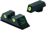 Meprolight MEPROLT TD FOR GLK 42/43, black front and rear sights with green dot inserts