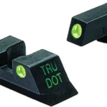 Meprolight MEPROLT TD FOR GLK 42/43, black front and rear sights with green dot inserts