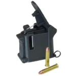 Maglula Kel-Tec PMR-30 / CMR-30 LULA Loader & Unloader, black loader with two cartridges