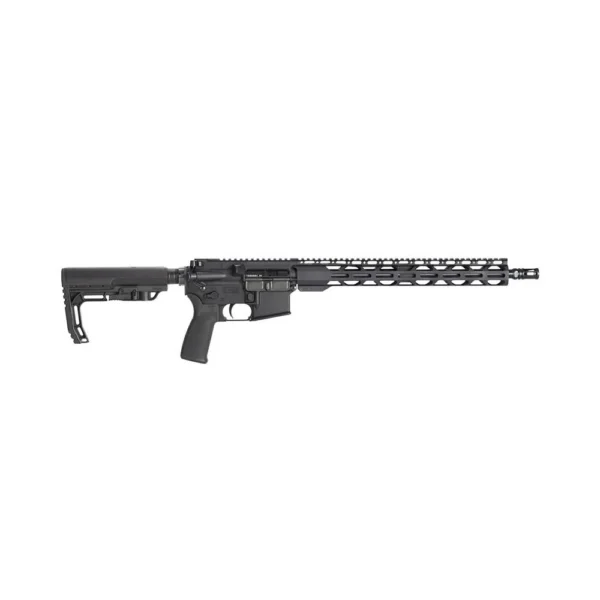 Radical Firearms AR Rifle, right-side view in black with adjustable stock and ventilated handguard